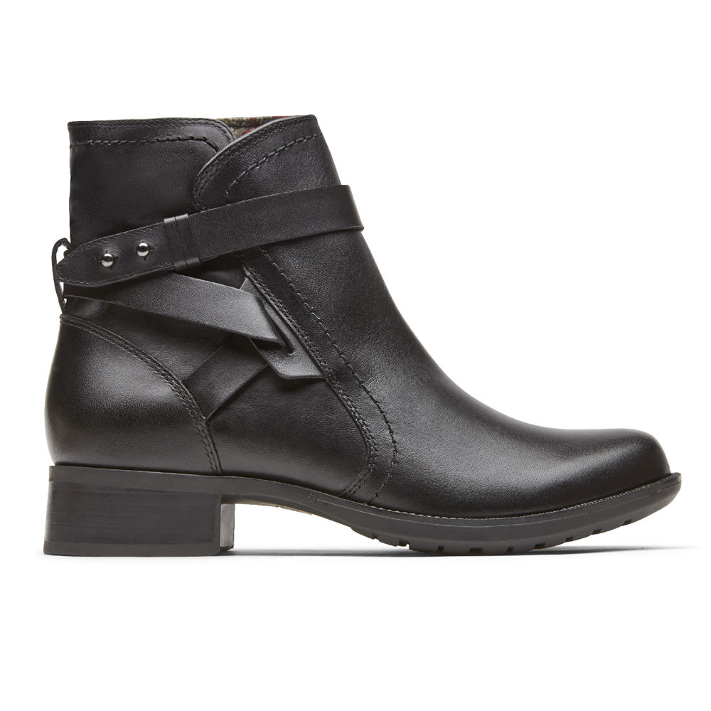 Botas Rockport Mujer Mexico - Copley Waterproof Strap Negros - QHODC9508